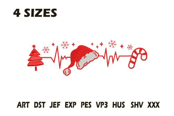 Christmas Heartbeat Embroidery Design Review
