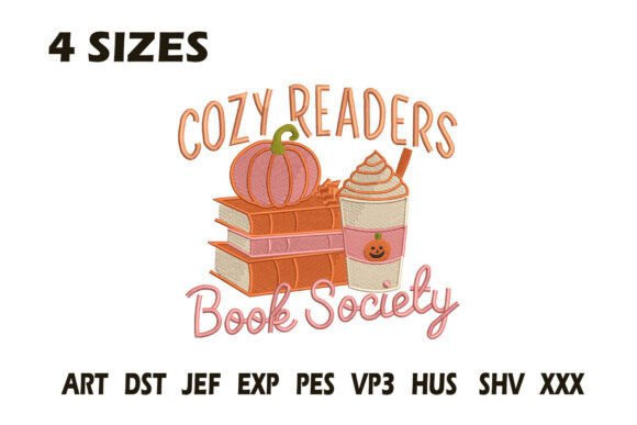 Cozy Readers Book Society Embroidery Design Review