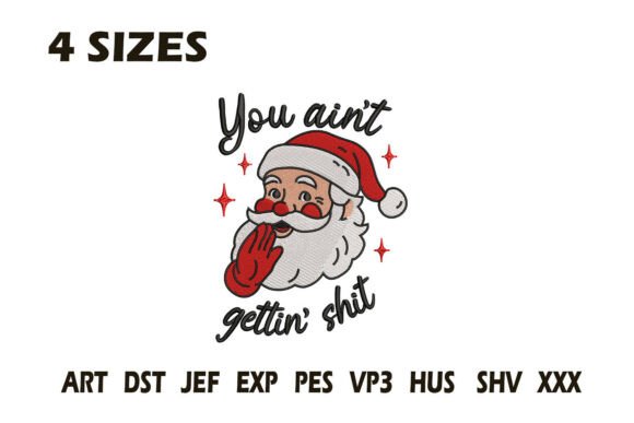 Funny Santa Christmas Embroidery Design Review