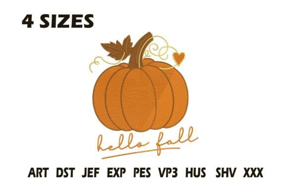 Hello Fall Pumpkin Embroidery Review