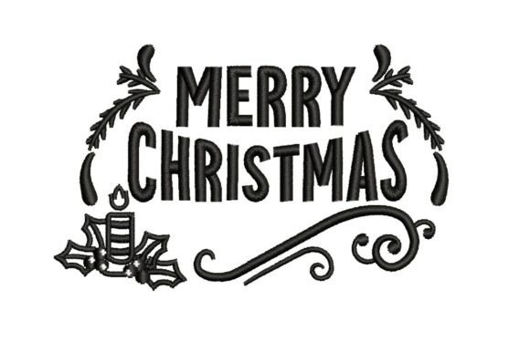Merry Christmas Festive Decoration Embroidery Design Review