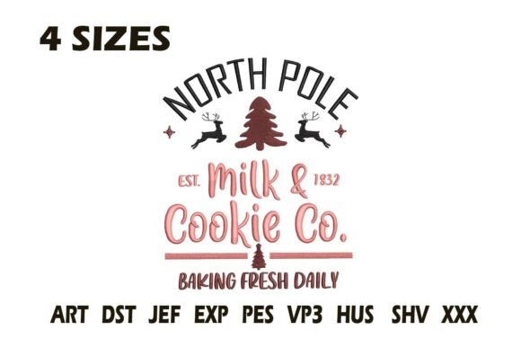 North Pole Cookie Co Embroidery Review