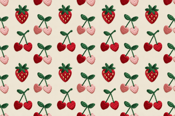Pattern Strawberry and-Cherry Embroidery Review