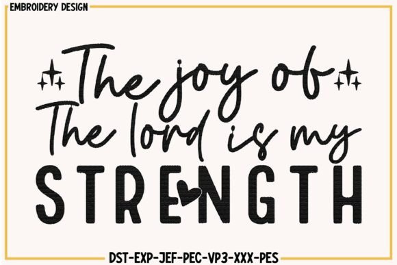 The Joy of the Lord Is My Embroidery Review