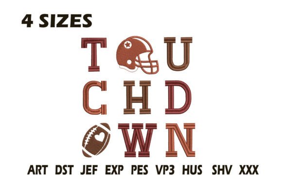 Touchdown Football Embroidery: A Seller's Review